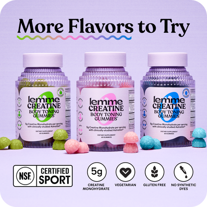 Lemme Creatine Gummies (Sour Apple)