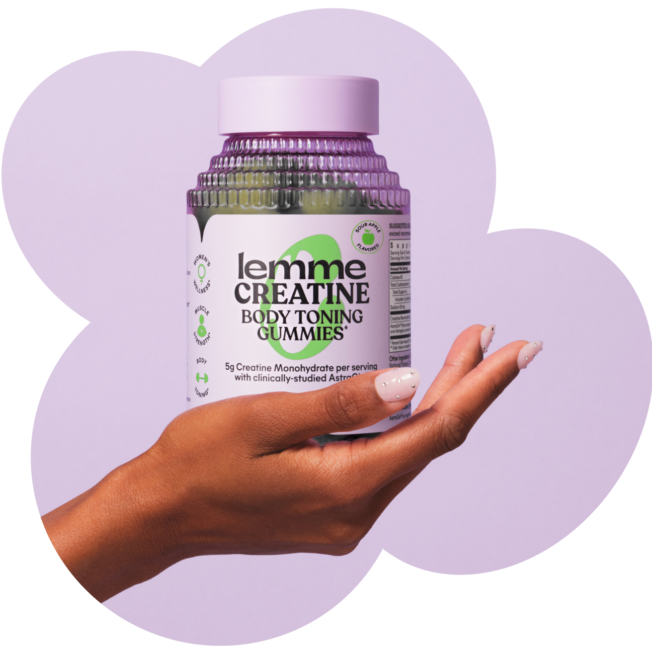 Lemme Creatine Gummies (Sour Apple)