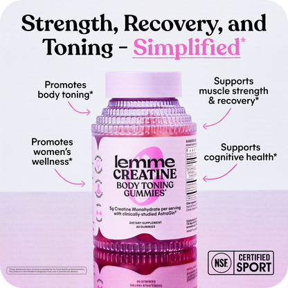Lemme Creatine Gummies (Sour Strawberry)