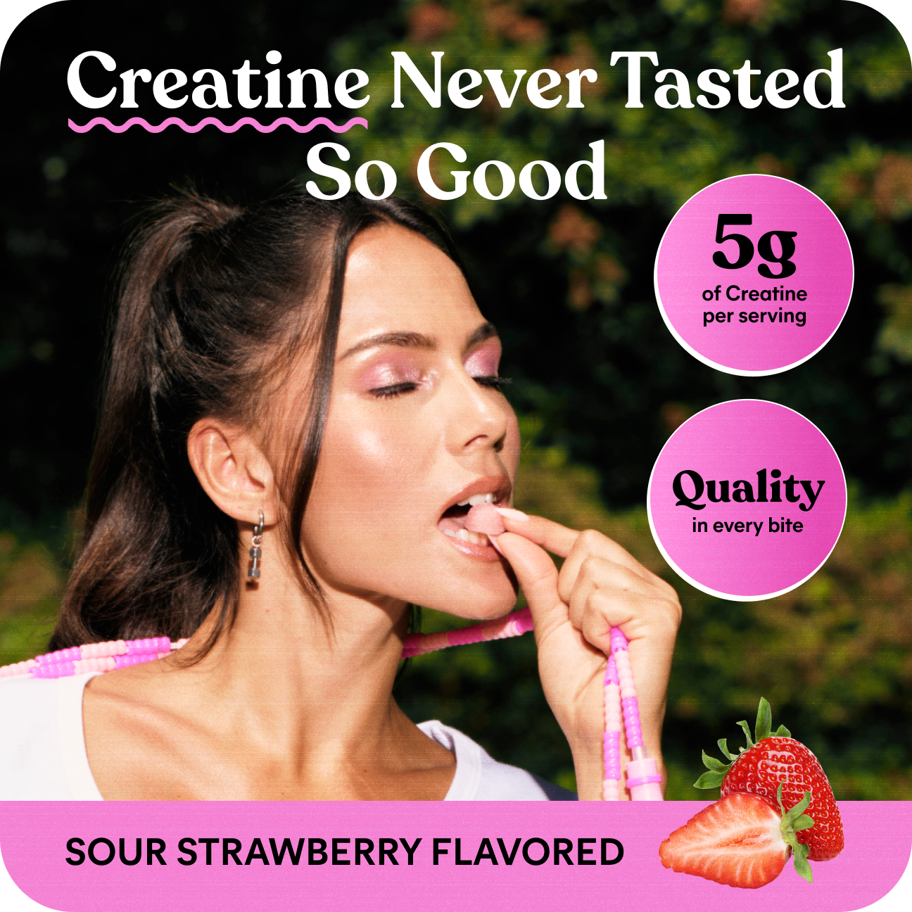 Lemme Creatine Gummies (Sour Strawberry)