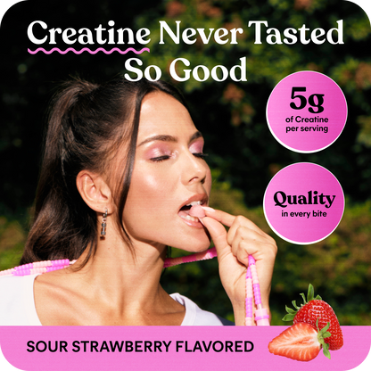 Lemme Creatine Gummies (Sour Strawberry)
