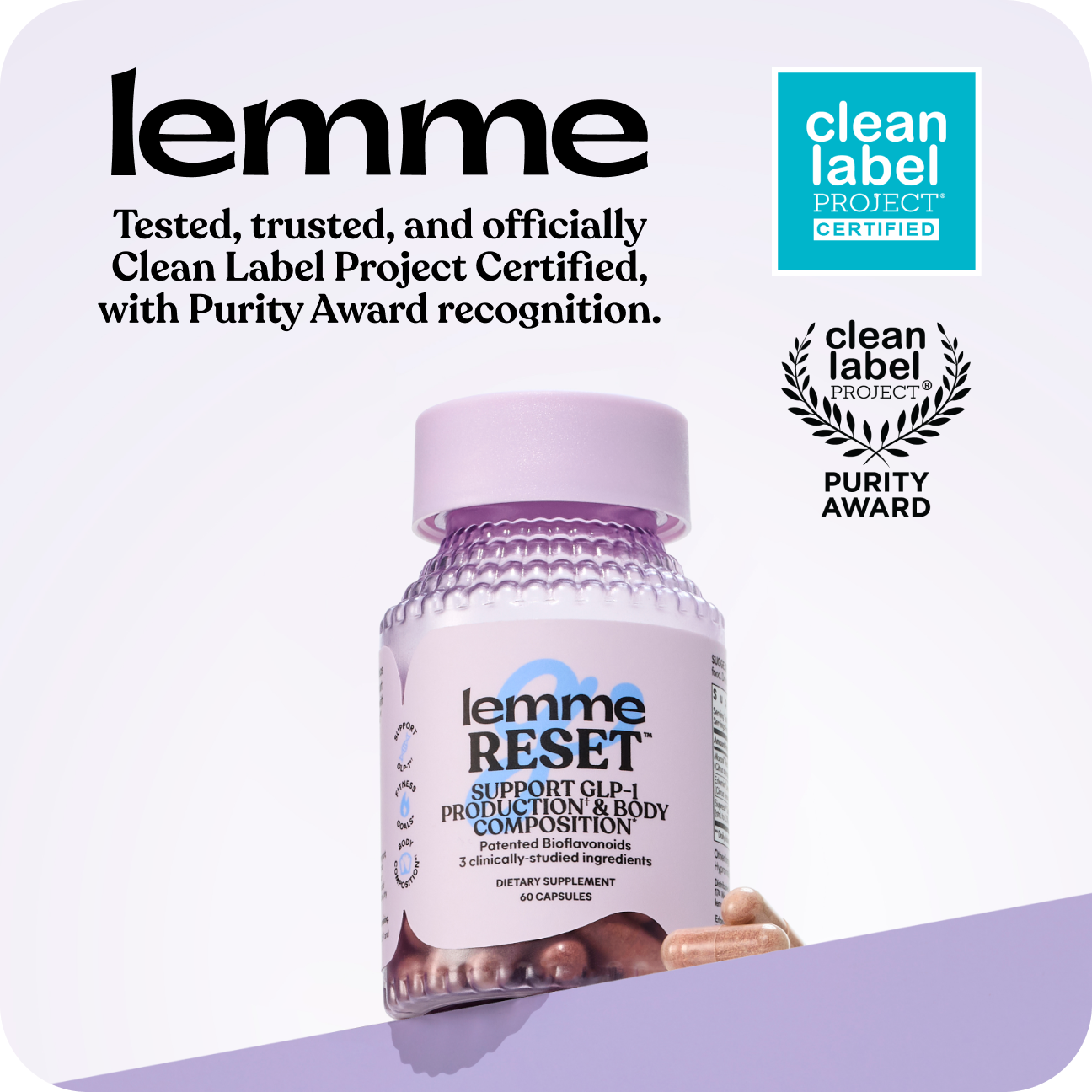 Lemme Reset™ GLP-1 Production Support Capsules