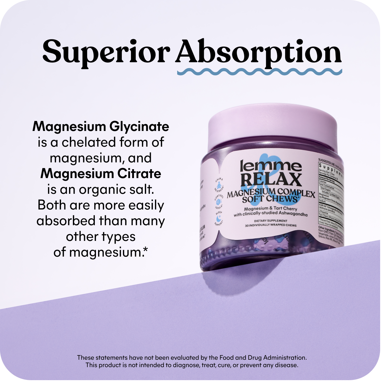 Lemme Relax Magnesium Soft Chews