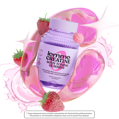 Lemme Creatine Gummies (Sour Strawberry)